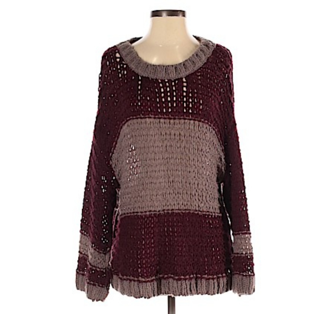 FREE PEOPLE Snow Drop Sleeve Alpaca Wool Oversized Sweater